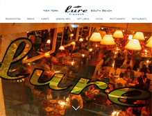 Tablet Screenshot of lurefishbar.com